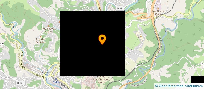 localisation de l'entreprise SCI LE CELLIER DU TRECH  TULLE