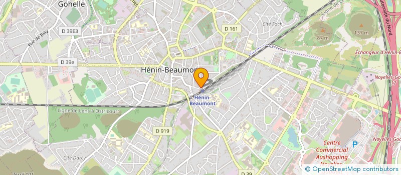 localisation de l'entreprise SCI LE CELTIC à HENIN-BEAUMONT