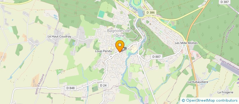 localisation de l'entreprise SCI LE CELTIC à BAGNOLES-DE-L'ORNE-NORMANDIE