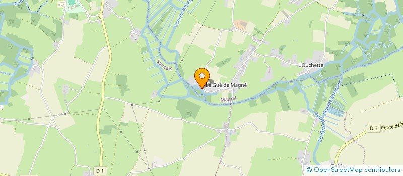 localisation de l'entreprise SCI LE CENOBITE  MAGNE