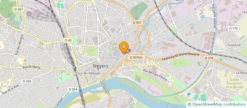 localisation de l'entreprise SCI LE CENTAURE à NEVERS