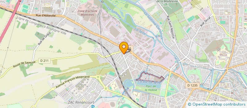localisation de l'entreprise SCI LE CENTAURE à AMIENS