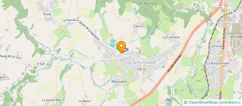 localisation de l'entreprise SCI LE CENTRAL 1882  RODEZ