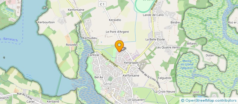 localisation de l'entreprise SCI LE CENTRAL à SENE