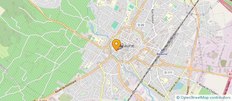 localisation de l'entreprise SCI LE CEP à BEAUNE