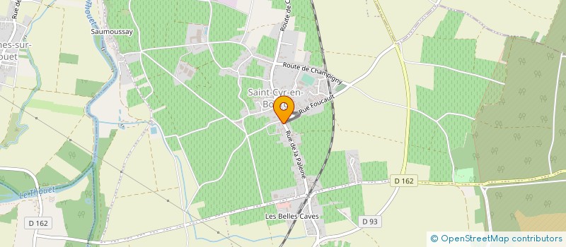 localisation de l'entreprise SCI LE CEP  BELLEVIGNE-LES-CHATEAUX