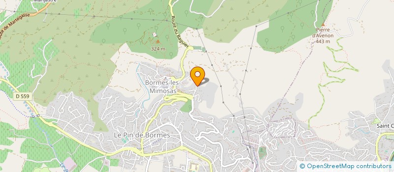 localisation de l'entreprise SCI  LE CERCLE  BORMES-LES-MIMOSAS