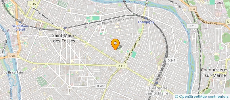 localisation de l'entreprise SCI LE CERCLE à SAINT-MAUR-DES-FOSSES