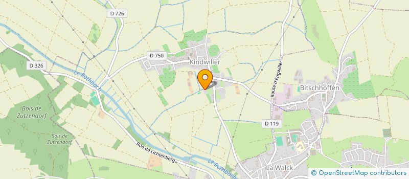 localisation de l'entreprise SCI LE CERCLE  KINDWILLER