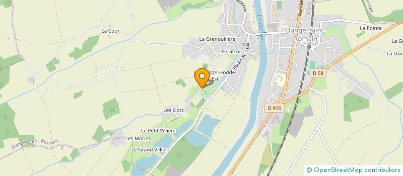 localisation de l'entreprise SCI LE CERCLE DES EPIPHANE à DANGE-SAINT-ROMAIN