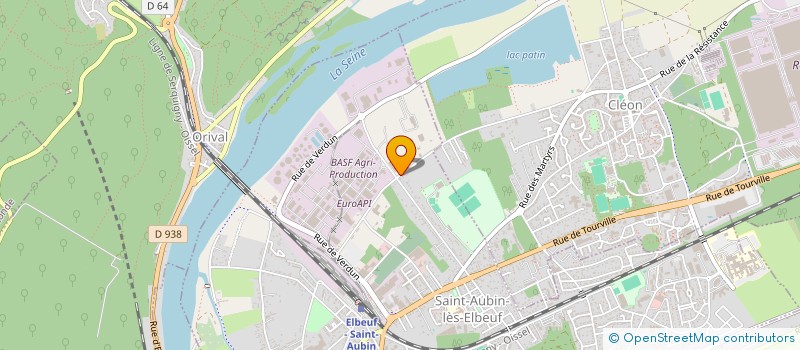 localisation de l'entreprise SCI LE CERCLE DES PIERRES  SAINT-AUBIN-LES-ELBEUF