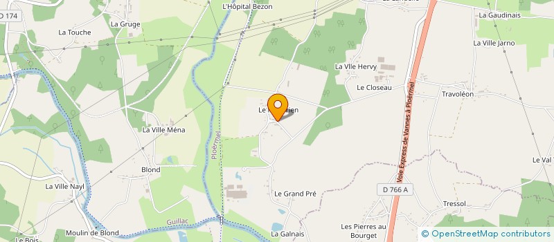 localisation de l'entreprise SCI LE CERCLE DES VIOLETTES  LOYAT