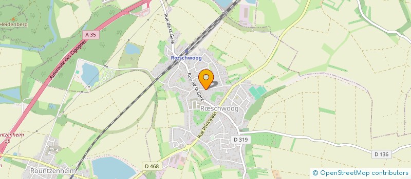 localisation de l'entreprise SCI LE CERF  RSCHWOOG