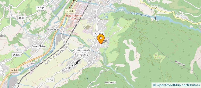 localisation de l'entreprise SCI LE CERISIER  VILLAR-SAINT-PANCRACE