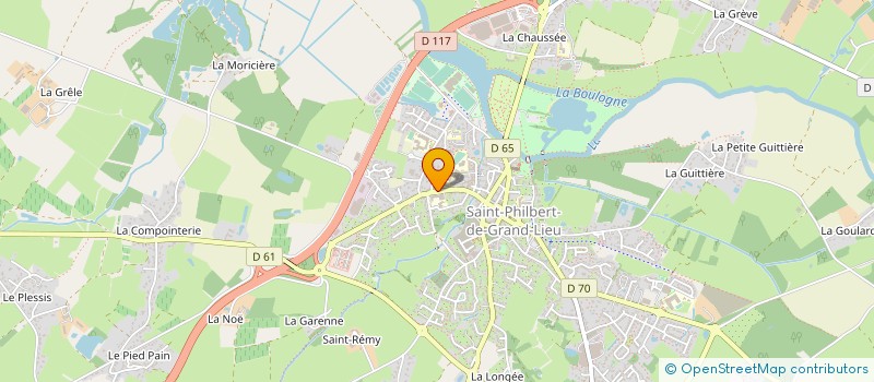 localisation de l'entreprise SCI LE CERISIER  SAINT-PHILBERT-DE-GRAND-LIEU