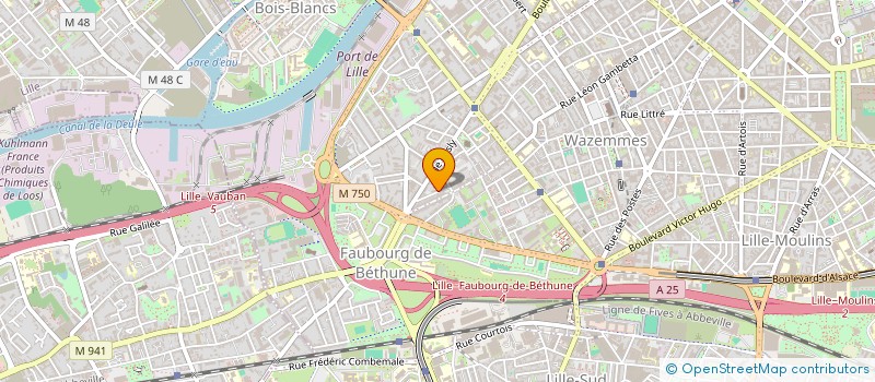 localisation de l'entreprise SCI LE CERISIER à LILLE