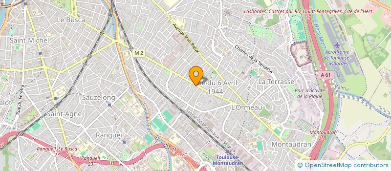 localisation de l'entreprise SCI LE CERISIER à TOULOUSE