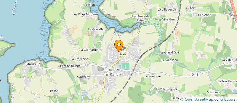 localisation de l'entreprise SCI LE CERISIER  PLEUDIHEN-SUR-RANCE