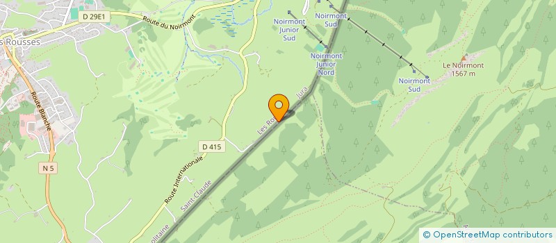 localisation de l'entreprise SCI LE CERNILLET  LES ROUSSES