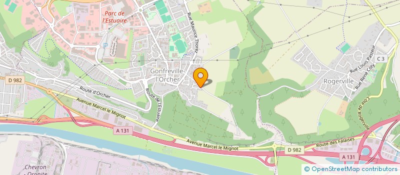 localisation de l'entreprise SCI LE CESNE VB  GONFREVILLE-L'ORCHER