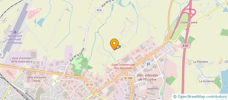 localisation de l'entreprise SCI LE CHABIAN à CHOLET