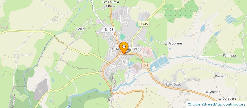 localisation de l'entreprise SCI LE CHABLIS  CHAMPDENIERS