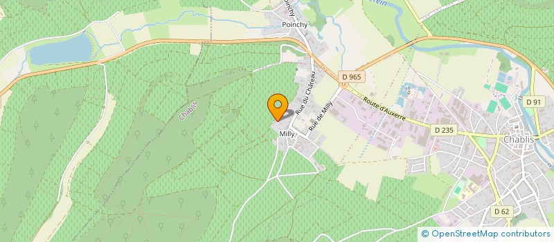 localisation de l'entreprise SCI LE CHABLISIEN  CHABLIS