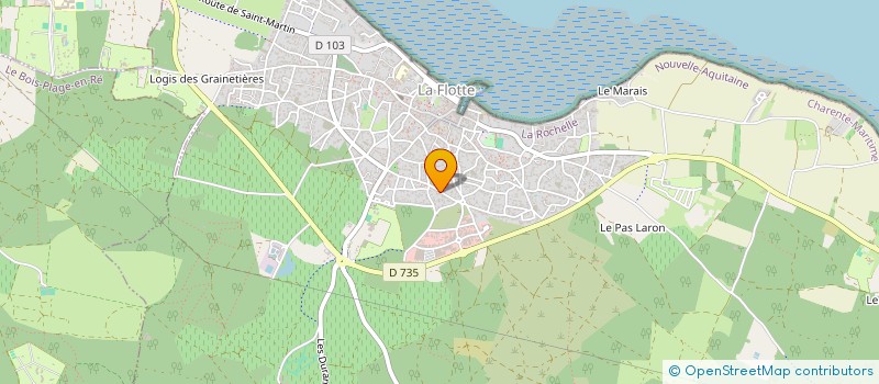 localisation de l'entreprise SCI LE CHAFFAUT  LA FLOTTE