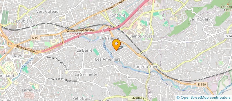 localisation de l'entreprise SCI LE CHAI  TOULON