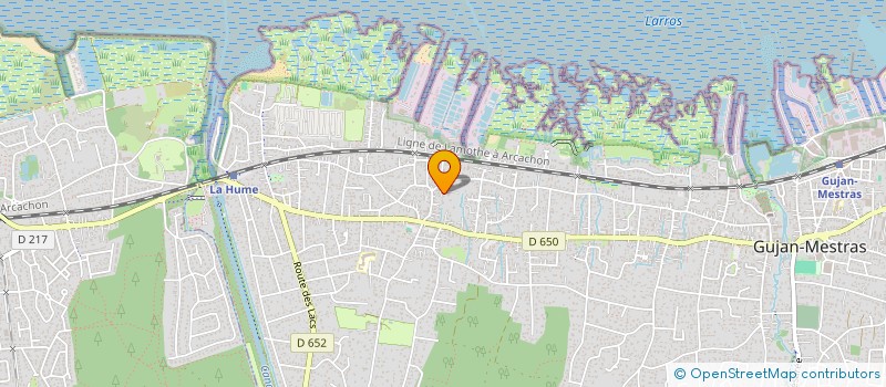 localisation de l'entreprise SCI LE CHAI DU VIN  GUJAN-MESTRAS