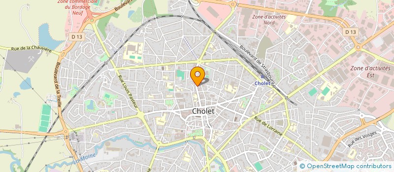 localisation de l'entreprise SCI LE CHAILLOT à CHOLET