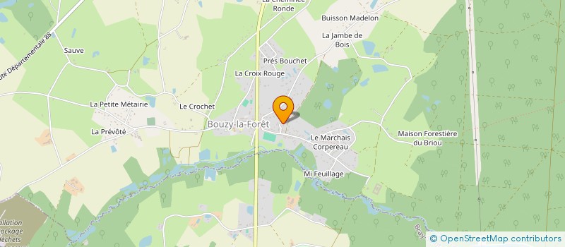 localisation de l'entreprise SCI LE CHALENCOIS à BOUZY-LA-FORET