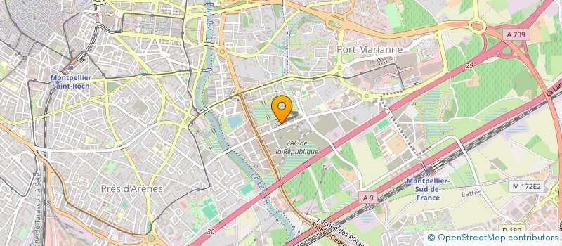 localisation de l'entreprise SCI LE CHALET à MONTPELLIER