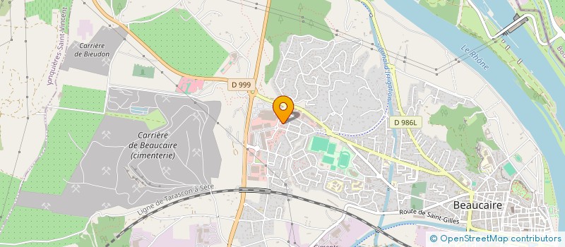 localisation de l'entreprise SCI LE CHALET  BEAUCAIRE