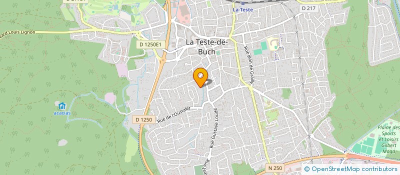 localisation de l'entreprise SCI LE CHALET  LA TESTE-DE-BUCH