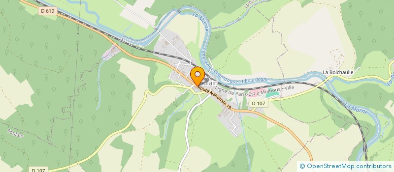 localisation de l'entreprise SCI LE CHALET à FOULAIN