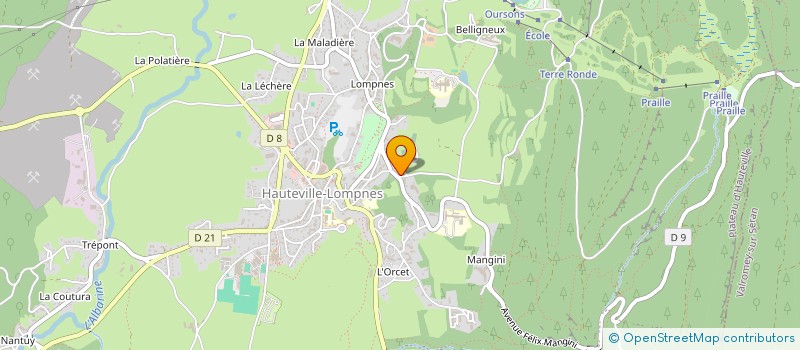 localisation de l'entreprise SCI LE CHALET  PLATEAU D'HAUTEVILLE