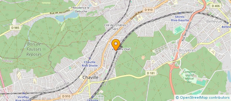 localisation de l'entreprise SCI LE CHALET à CHAVILLE