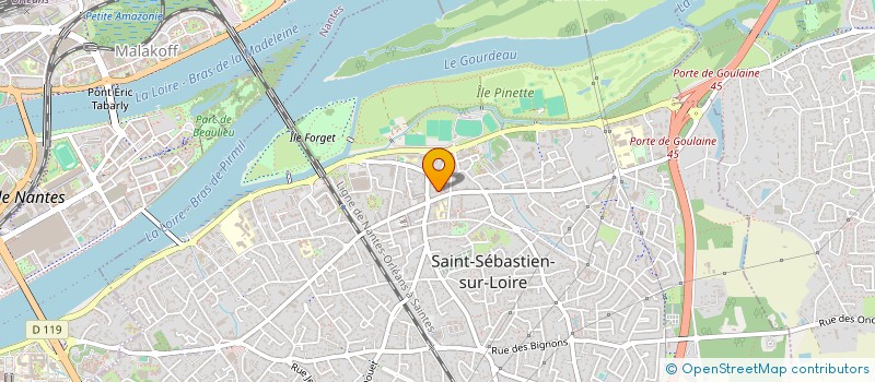 localisation de l'entreprise SCI LE CHALET à SAINT-SEBASTIEN-SUR-LOIRE