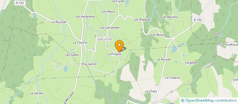 localisation de l'entreprise SCI LE CHALET  NEUVILLE