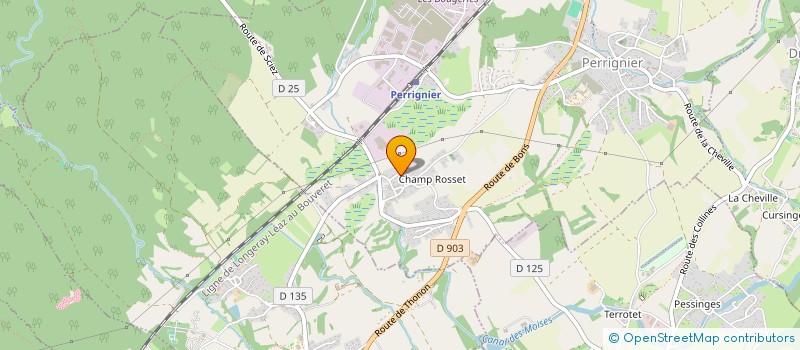 localisation de l'entreprise SCI LE CHALET à THONON-LES-BAINS