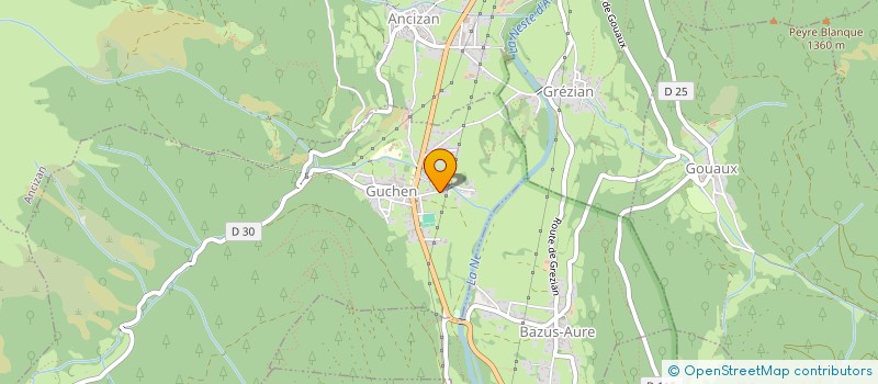 localisation de l'entreprise SCI LE CHALET 73  GUCHEN