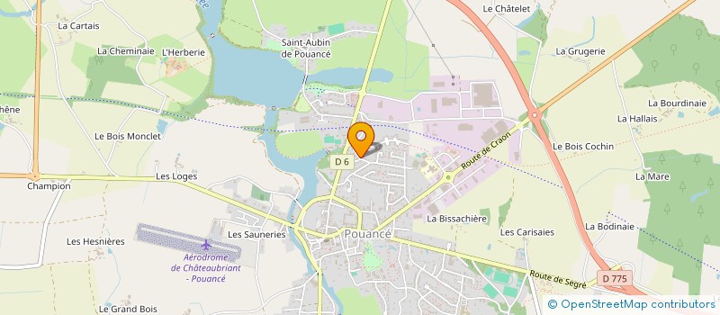 localisation de l'entreprise SCI LE CHALET à OMBREE D'ANJOU