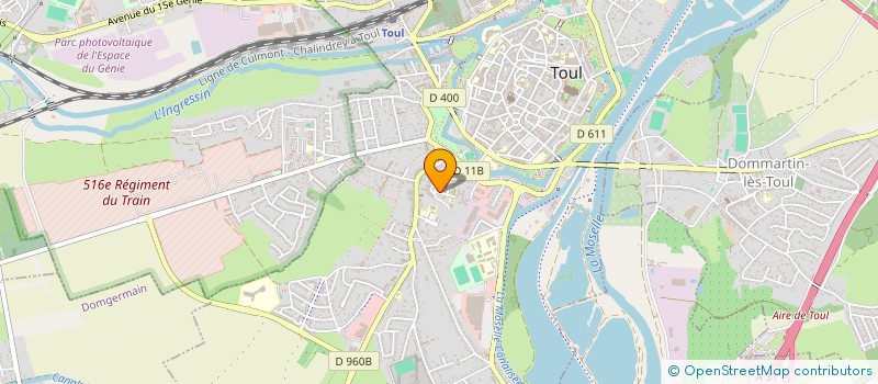 localisation de l'entreprise SCI LE CHALET  TOUL