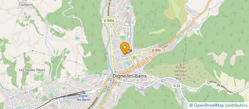 localisation de l'entreprise SCI LE CHALET  DIGNE-LES-BAINS