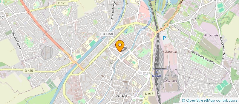 localisation de l'entreprise SCI LE CHALET BEAU SITE à DOUAI