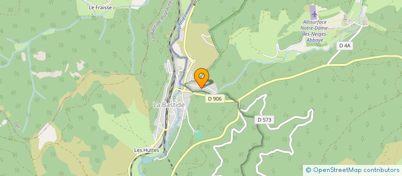 localisation de l'entreprise SCI LE CHALET BLEU  ST-LAURENT-BAINS-LAVAL-AURELLE