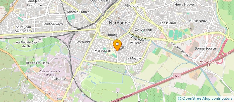 localisation de l'entreprise SCI LE CHALET D'ANNIE  NARBONNE