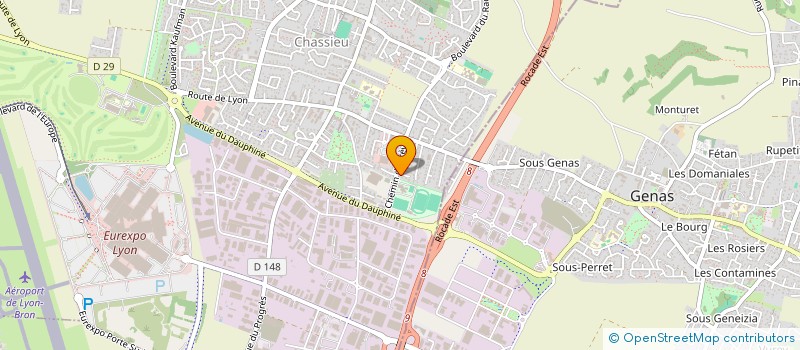 localisation de l'entreprise SCI LE CHALET D'ODIER  CHASSIEU