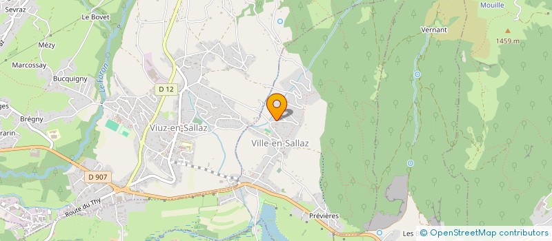 localisation de l'entreprise SCI LE CHALET DE COLONGES  VILLE-EN-SALLAZ